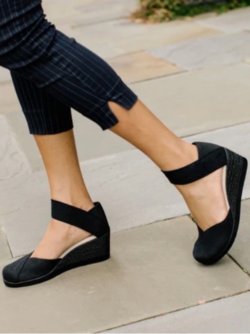 CHARLESTON SHOE CO OBX Core Espadrille Close Toe Wedge Size 9 NIB
